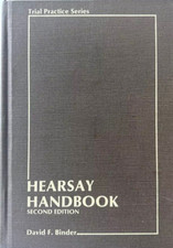HEARSAY HANDBOOK Second Edition picture