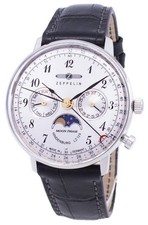 Zeppelin Series LZ 129 Hindenburg Germany Made 7037-1 70371 Men's Watch picture