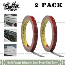 2x MULTI-PURPOSE AUTOMOTIVE ACRYLIC FOAM DOUBLE SIDED TAPE ADHESIVE 3 M x 10 MM picture