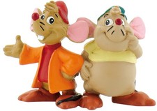 NEW BULLYLAND Disney Cinderella Mice Gus and Jaques Plastic Collectable Figurine picture