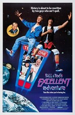 1989 Bill & Teds Excellent Adventure Movie Poster 11X17 Keanu Reeves Winter 🍿 picture