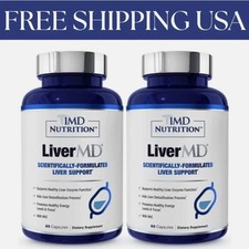 2-Packs 1MD Nutrition LiverMD - Liver Support Supplement 120 Caps | Exp 09/2028 picture