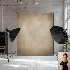 Kate 5X7Ft/1.5X2.2M Tan Portrait Backdrop Headshot Background Light Brown picture