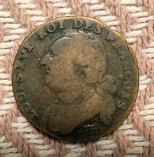France Louis XVI 1792 2 Deniers Billon Type FRANCOIS KM#619 BN picture