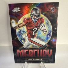 2025 Topps Cosmic Chrome Emeka Egbuka Mercury Planetary Pursuit Rc Buccaneers picture