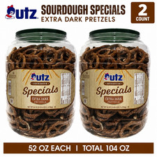 Utz Sourdough Specials Extra Dark Pretzels Barrel 104 oz Total 2 Pack picture