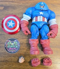 Marvel Select Legends Juggernaut Captain America Custom Figure Read Description  picture