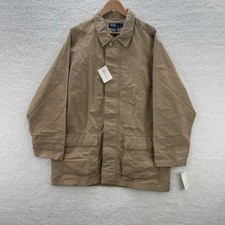 VTG Polo Ralph Lauren Mac Jacket Mens Large Lightweight Field Coat Trench NEW picture