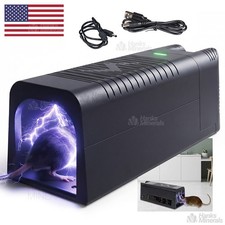 Electronic Mouse Trap Electric Rodent Zapper Upgraded Control Kill Big Rat Pest picture
