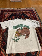 Remake Philadelphia Eagles Football Team 90s Ash Gray T shirt Unisex HN7390 picture