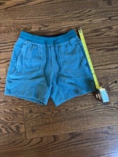 Lululemon At Ease Short Mens M Green Textured Drawstring LM7AV4S picture