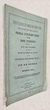1874 Brindle Prostration American Industries Money Currency Greenback Pamphlet picture