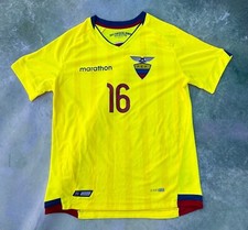Marathon Equador National Soccer Team THE PANTER #7 #16 Men's Jersey Sz S. picture