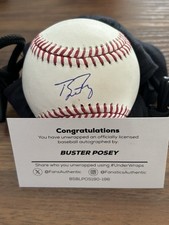 2025 Fanatics Underwraps - Buster Posey Autographed Baseball Giants picture