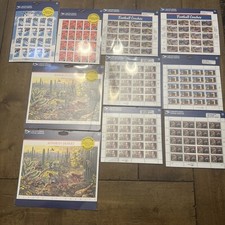 USPS Vintage Stamp Sheets Lot of 10 Full Sheets Sealed 32c 33c Prostate Cancer picture