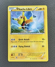 Lightly Played 2016 Pokemon XY Trainer Kit Pikachu Libre 14/30 Common picture