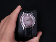 (SERVICED) Rare Vintage 1960s Citizen Deluxe Purple Dial Phynox 21 Jewels picture