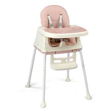 Ktaxon 3-in-1 Baby High Chair, Portable Adjustable Height 5-Point Safety Harness picture