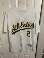Authentic Khris Davis #2 Oakland A’s Majestic Jersey 52 picture