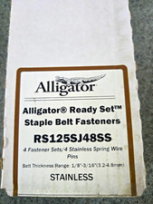 Alligator Ready Set Staple Belt Fasteners RS125SJ48SS Stainless Steel picture