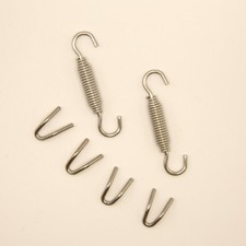 Titanium Hook and Tension Spring for Slip Connector (4 Hooks and 2 Springs set) picture
