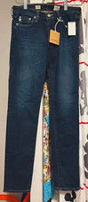 AG Adriano Goldschmied Women's Dark Wash Blue Denim Slim Fit 5-Pocket Jeans, 27 picture