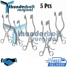 Laminectomy Retractors Set 5 Pcs Spine Surgical Orthopedic Instruments picture