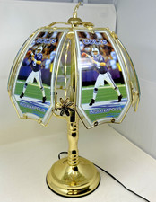 Vintage Peyton Manning Indianapolis Colts Glass Touch Lamp 22” NFL MVP OMAHA picture