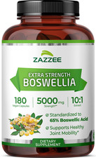 Extra Strength Boswellia 10:1 Extract, 5000 mg Strength, 180 Vegan Capsules picture