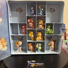 Vintage Kenner 1983-  12 Care Bears Figures Lot of 12 with Folder Case 1980s picture