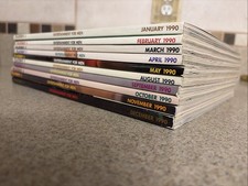 Playboy Magazine Vintage Lot - 1990 Missing June & July - Trump on March Cover picture