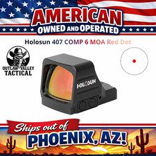 Holosun 407 COMP, 6 MOA RED Dot, Open Pistol Sight, HS407COMP-RD-6 picture