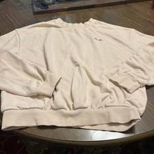 H M Women's Pink and Cream Sweatshirt picture