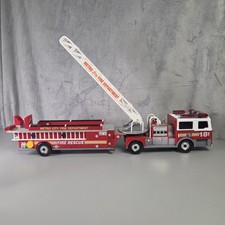 Vintage 1992 Funrise Metro City 22” Fire Truck 18 Fire Department ladder Truck picture