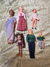 6 dolls lot dolls for dolls house used picture