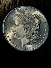 1880 S MORGAN DOLLAR PROOF LIKE GEM BU+++ NICE MIRRORS UNCIRCULATED SKU-D4631 picture