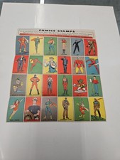 1940’s Fawcett Comics Stamps - Captain Marvel Shazam, Captain Midnight & more  picture