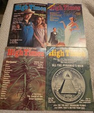 Vintage High Times Magazine Lot 1975–1976 Early Issues #3 #9 #10 #11 picture