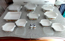 VTG RARE CORNING WARE 18 PC 
