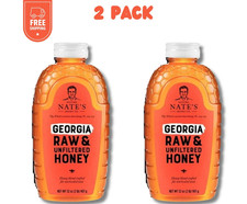 Pack of 2- Nature Nate's Georgia Honey: 100% Pure, Raw and Unfiltered Honey picture