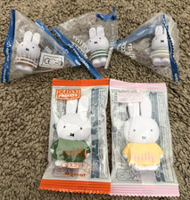 Miffy Collectible items/ 3 Mini Figures and 2 Miniature Figures Flat Pockets picture