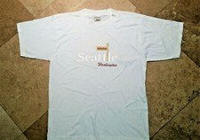 *NWOT Seattle Pike Place Short Sleeve Graphic Tee Shirt Cotton White M   picture