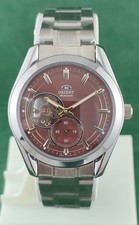 Orient Automatic Brown Dial Steel Band Men Wristwatch | Pre - owned picture