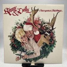 Vintage Kenny Rogers & Dolly Parton Once Upon A Christmas 12in Black LP RCA 1984 picture