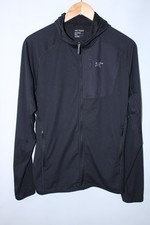 Arc'teryx Men's Medium Black Lightweight Stretchy Delta Hoody Jacket picture