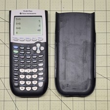 Texas Instruments TI-84 Plus Graphing Calculator Cover Tested Working picture