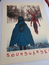 Soundgarden Poster Wiltern LA Feb 16 Hampton Speckletone 13/14 Signed picture