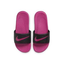 Nike Kawa Slide (GS) Black Pink DD8519-001 Youth NEW picture