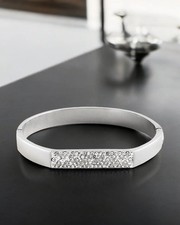 Chico's Silver-Tone Pave Cuff picture
