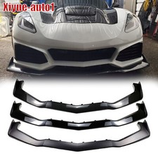 For Corvette 2014-2019 C7 | ZR1 Style Conversion Front Bumper Lower Lip Splitter picture
